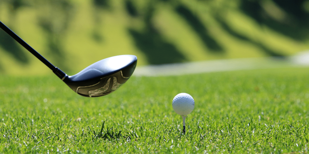 Golf Club and Golf Ball at Country Club in Phoenix