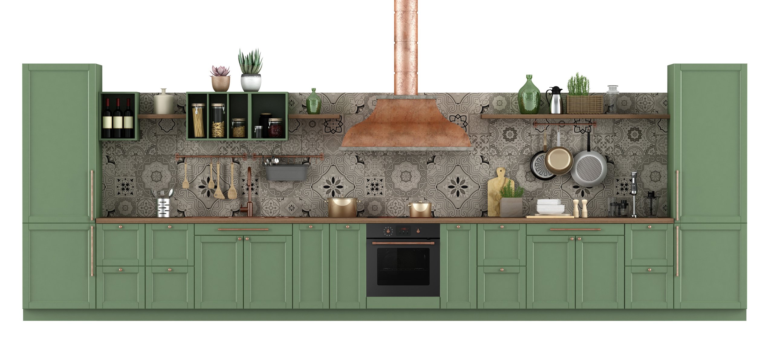 Kitchen Trends 2024 has layers that include texture, color and style of sorts.