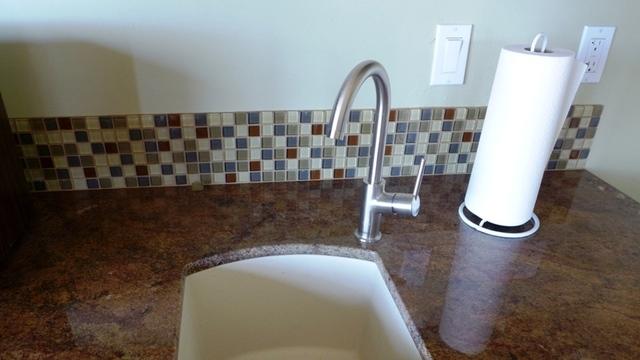 Kitchenette Sink in Casita