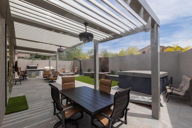 Louvered Patio Ceiling