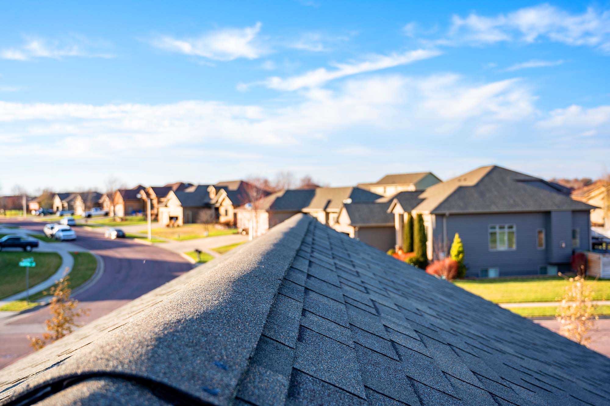 Don’t forget about your gutters! Clean them out regularly to prevent water from backing up and seeping under your shingles.