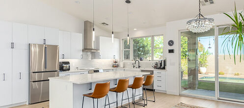 Modern renovated kitchen in Scottsdale, AZ