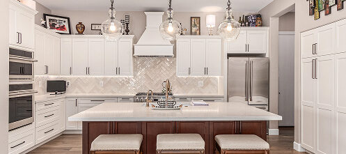 Stunning remodeled white bright kitchen in Phoenix, AZ